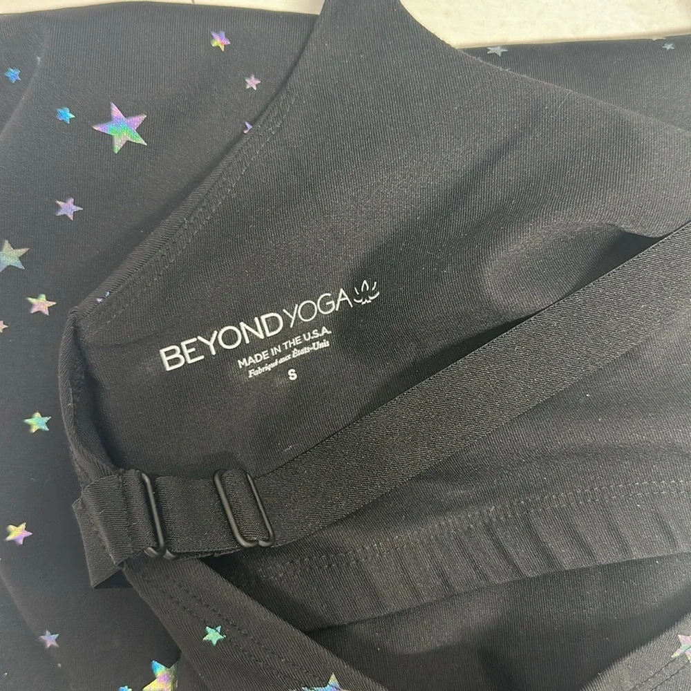 Beyond Yoga Black Star Print Jumpsuit - Picture 6 of 7